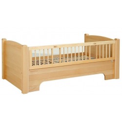 lit médicalisé avec barrières pleines