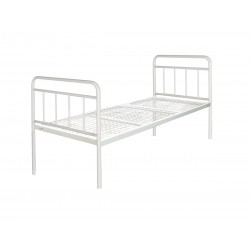 Lit hauteur fixe sommier grille